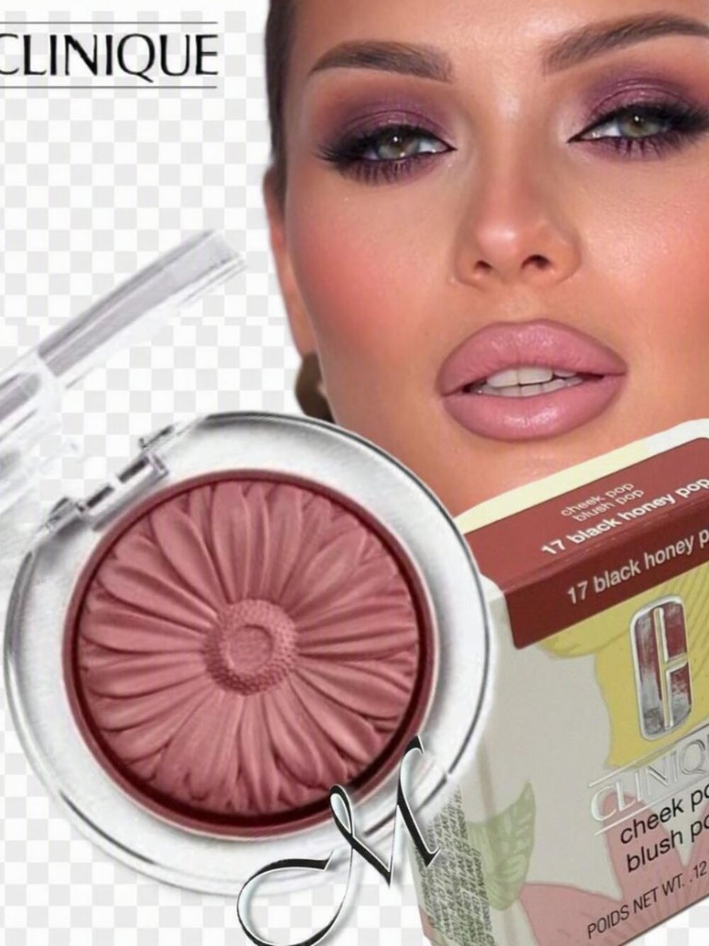 Clinique Cheek Pop Blush* ~ 17 Black Honey Pop (Berry-Plum) 3.5g NIB